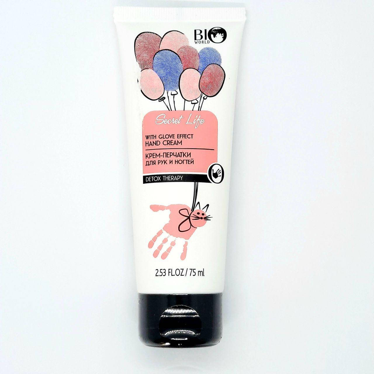 Крем-перчатки для рук Bio World Secret Life Detox Therapy With Glove Effect Hand Cream 75 ml
Крем-перчатки для рук Bio World Secret Life Detox Therapy With Glove Effect Hand Cream 75 ml