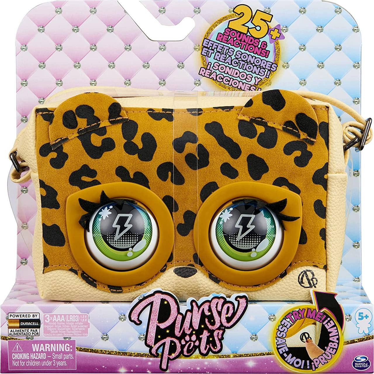 Интерактивная сумочка леопард со звуком и моргающими глазами Purse Pets Leoluxe Leopard Оригинал из США
Интерактивная сумочка леопард со звуком и моргающими глазами Purse Pets Leoluxe Leopard Оригинал из США