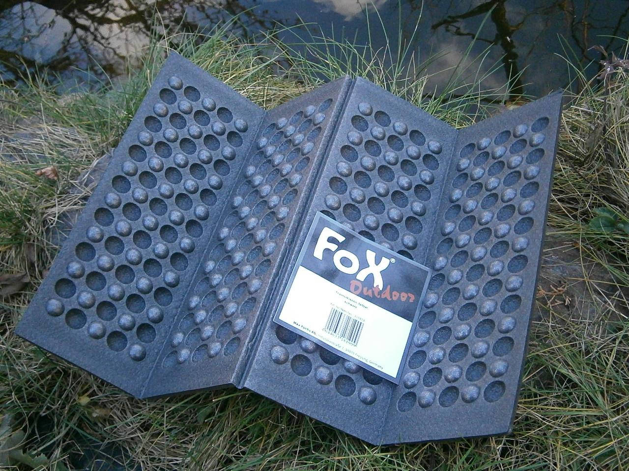 Сидушка туристическая Fox Outdoor 31787A складная, чёрная., Черный 
Сидушка туристическая Fox Outdoor 31787A складная, чёрная., Черный