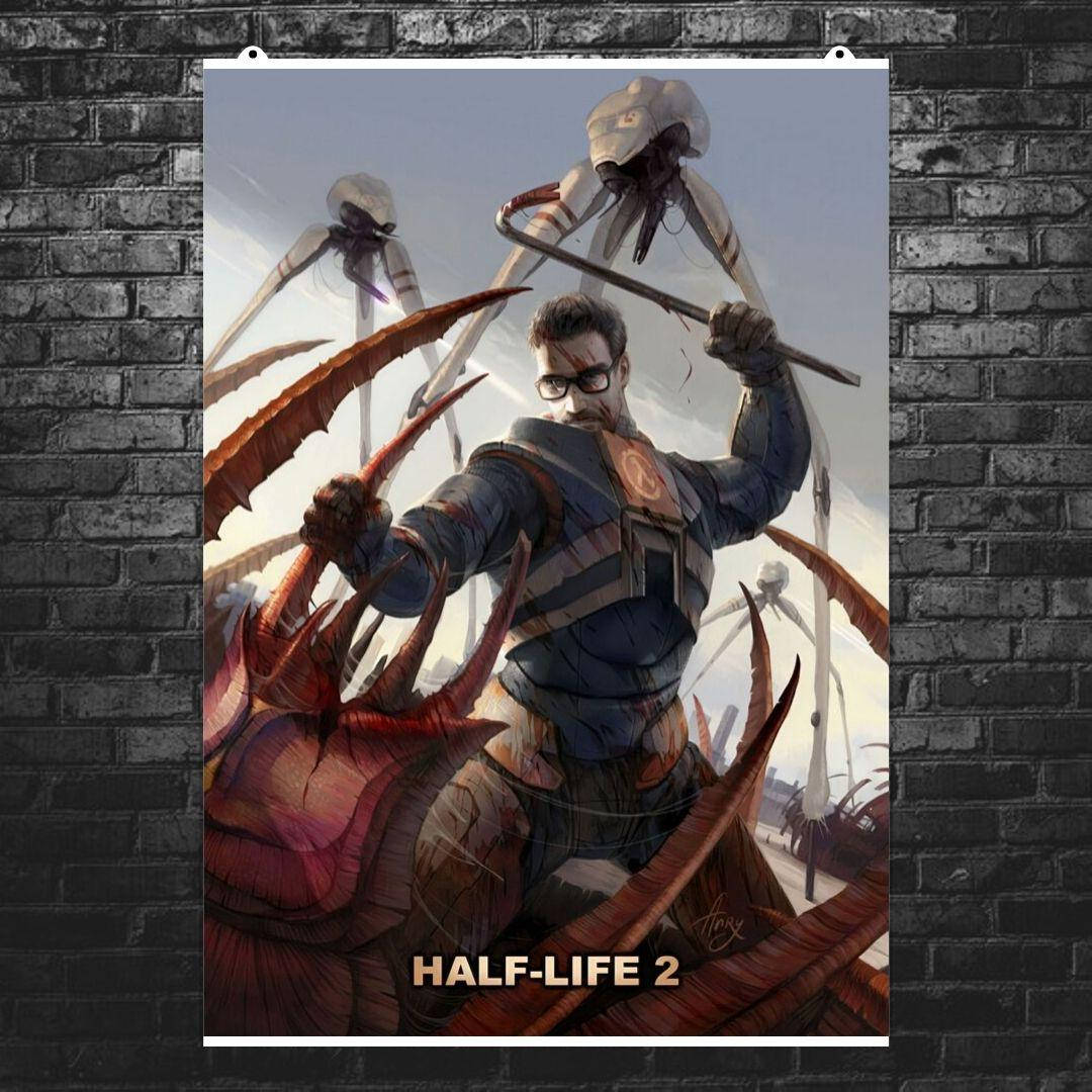 Постер "Half-Life 2. Гордон Фриман с монтировкой". Размер 60x40см (A2). Глянцевая бумага
Постер "Half-Life 2. Гордон Фриман с монтировкой". Размер 60x40см (A2). Глянцевая бумага