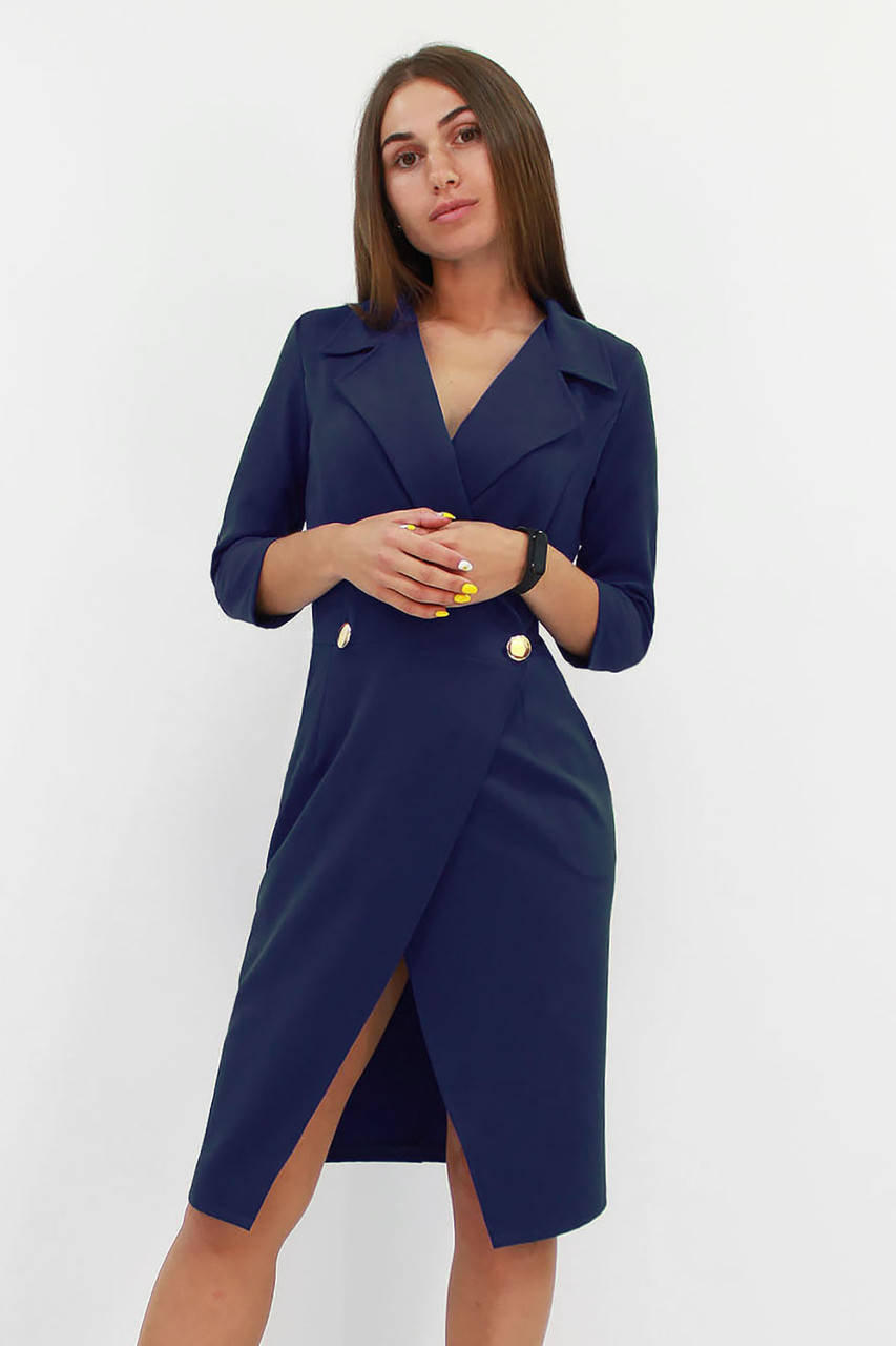 Классическое женское платье Kristall, темно-синий L
Классическое женское платье Kristall, темно-синий L