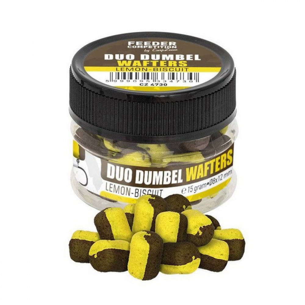 Бойли Carp Zoom Duo Dumbel Wafters Ø8x12mm 15g Lemon - Biscuit (двоколірні подовгасті Лимон)
Бойли Carp Zoom Duo Dumbel Wafters Ø8x12mm 15g Lemon - Biscuit (двоколірні подовгасті Лимон)