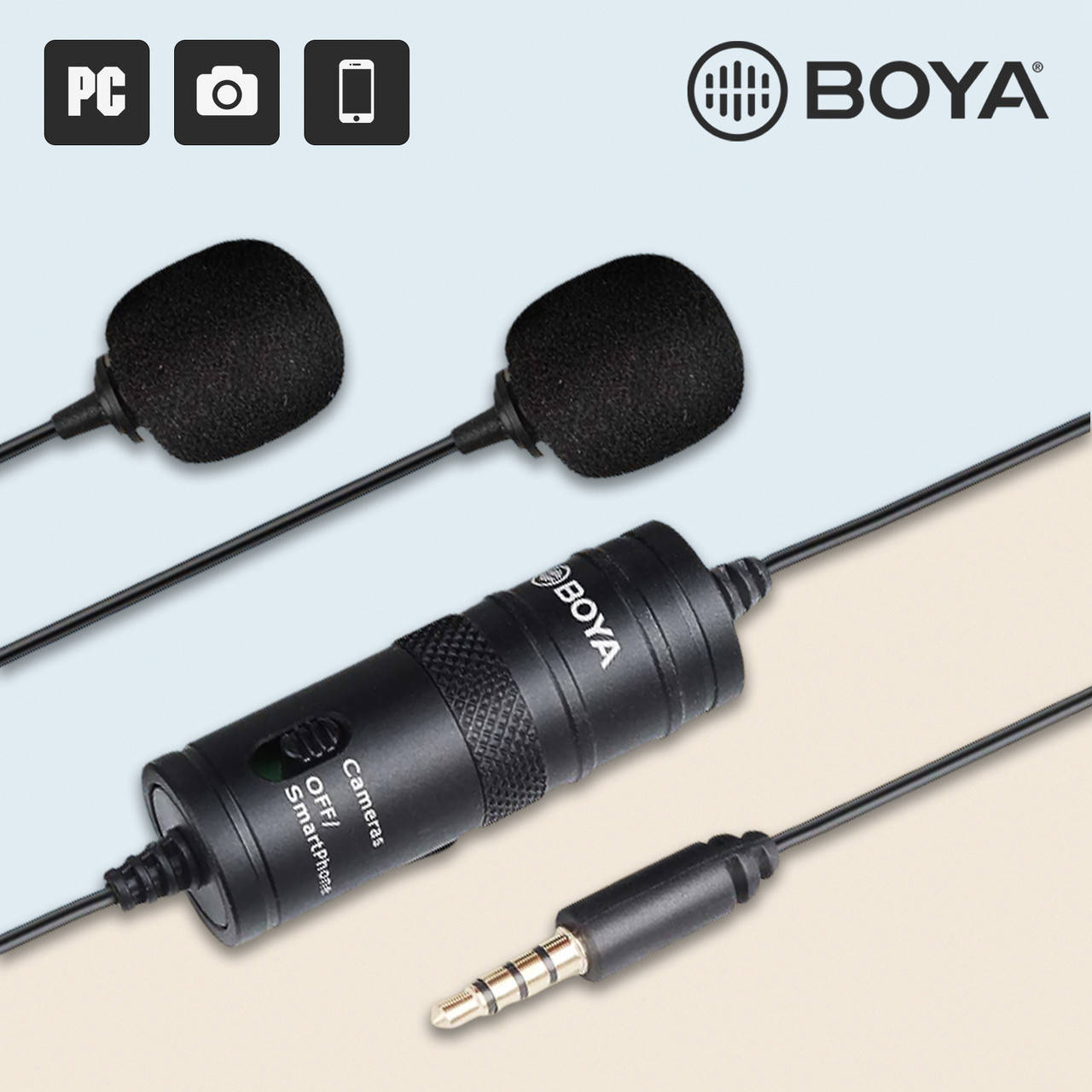 Профессиональный петличный микрофон BOYA BY-M1DM 3.5 мм микрофон петличка для телефона петличка для пк камеры
Профессиональный петличный микрофон BOYA BY-M1DM 3.5 мм микрофон петличка для телефона петличка для пк камеры