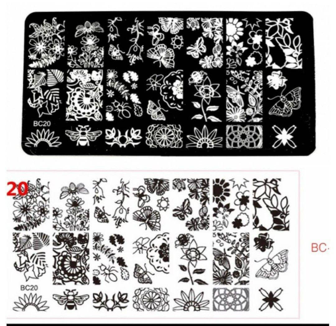Металлическая пластина для стемпинга BC-20
Металлическая пластина для стемпинга BC-20
