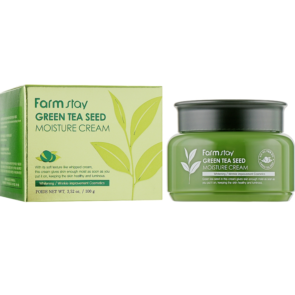 Увлажняющий крем для лица с зеленым чаем Farmstay Green Tea Seed Moisture Cream 100 г
Увлажняющий крем для лица с зеленым чаем Farmstay Green Tea Seed Moisture Cream 100 г
