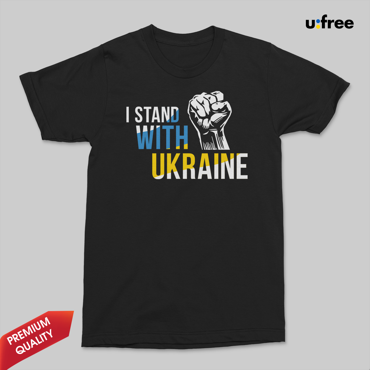 Черная женская футболка с надписью "I STAND WITH UKRAINE" / футболка с патриотическим рисунком M, Черный
Черная женская футболка с надписью "I STAND WITH UKRAINE" / футболка с патриотическим рисунком M, Черный