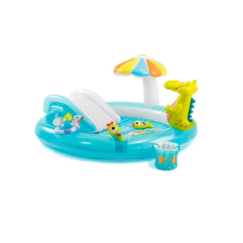 Intex Игровой центр 57165 NP "Аллигатор" (3) от 2 лет, 160л, распылитель, горка, 201х170х84см, в коробке
Intex Игровой центр 57165 NP "Аллигатор" (3) от 2 лет, 160л, распылитель, горка, 201х170х84см, в коробке