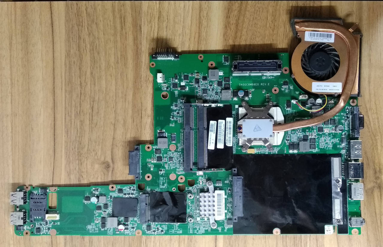 Материнская плата DA0GC8MB8E0 Rev:E для Lenovo ThinkPad L512 (MW-22) 
Материнская плата DA0GC8MB8E0 Rev:E для Lenovo ThinkPad L512 (MW-22)