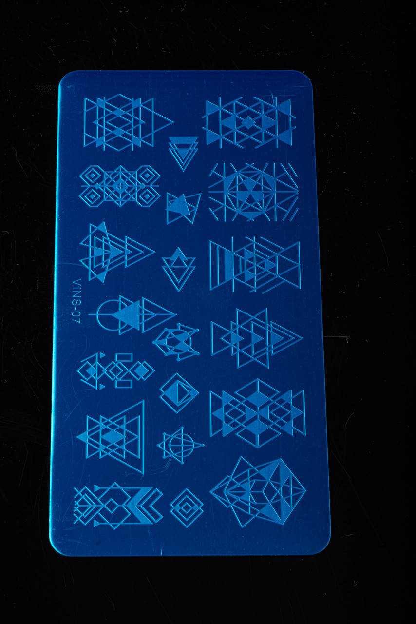 Пластина метал.для стемпинга маленькая 
Пластина метал.для стемпинга маленькая