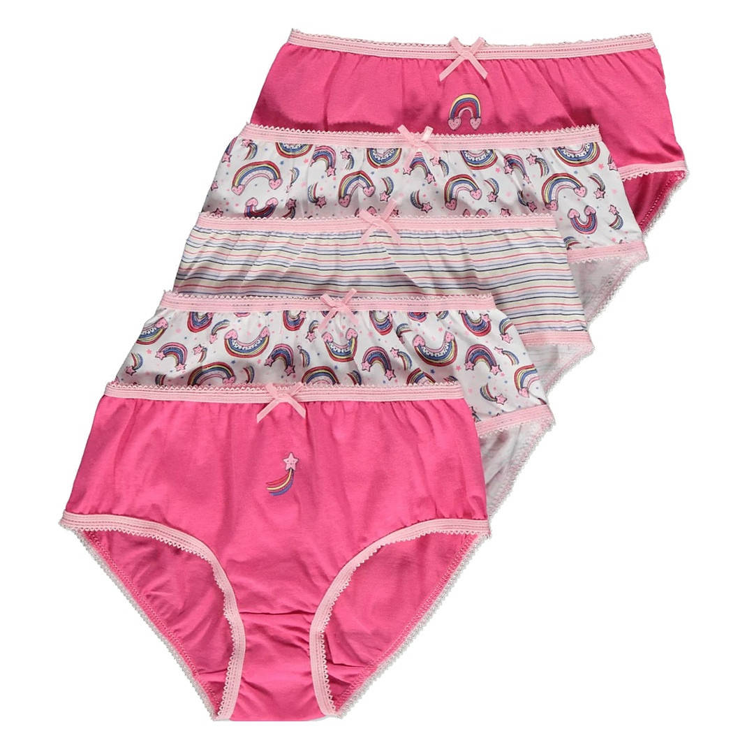Набір дитячих трусиків - 5 шт. Райдуги Джордж для дівчинки, Разные цвета
Набір дитячих трусиків - 5 шт. Райдуги Джордж для дівчинки, Разные цвета