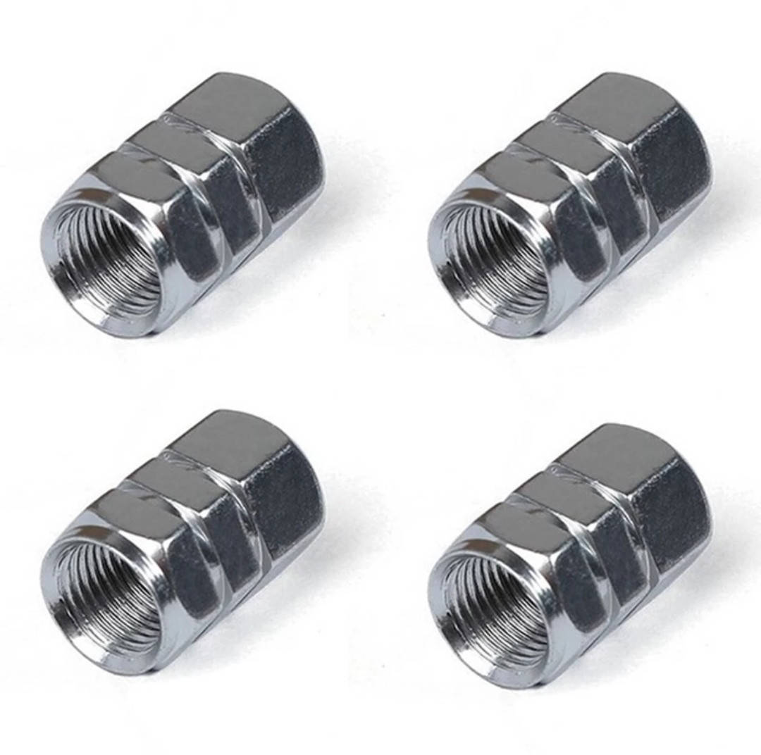 Комплект алюминиевых колпачков для ниппеля, золотника - SILVER
Комплект алюминиевых колпачков для ниппеля, золотника - SILVER