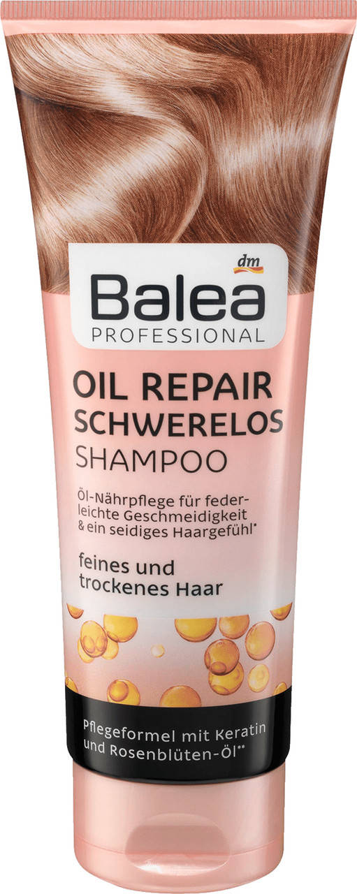 Профессиональный шампунь для сухих и поврежденных волос Balea Professional Oil Repair Schwerelos
Профессиональный шампунь для сухих и поврежденных волос Balea Professional Oil Repair Schwerelos