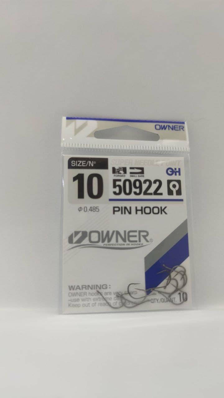 Крючки Owner серии Pin Hook 50922# 10. Овнер. Производство: Япония. Количество: 10 шт. в упаковке
Крючки Owner серии Pin Hook 50922# 10. Овнер. Производство: Япония. Количество: 10 шт. в упаковке
