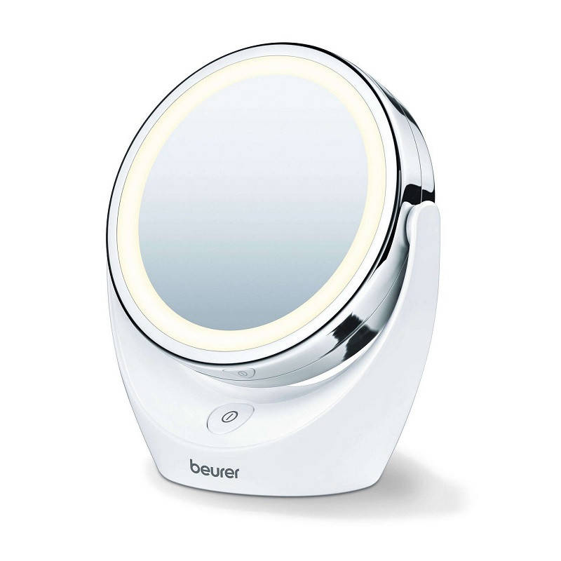 Косметическое настольное зеркало с подсветкой от акккумулятора BEURER BS 49 2в1 zoom x5, Белый
Косметическое настольное зеркало с подсветкой от акккумулятора BEURER BS 49 2в1 zoom x5, Белый