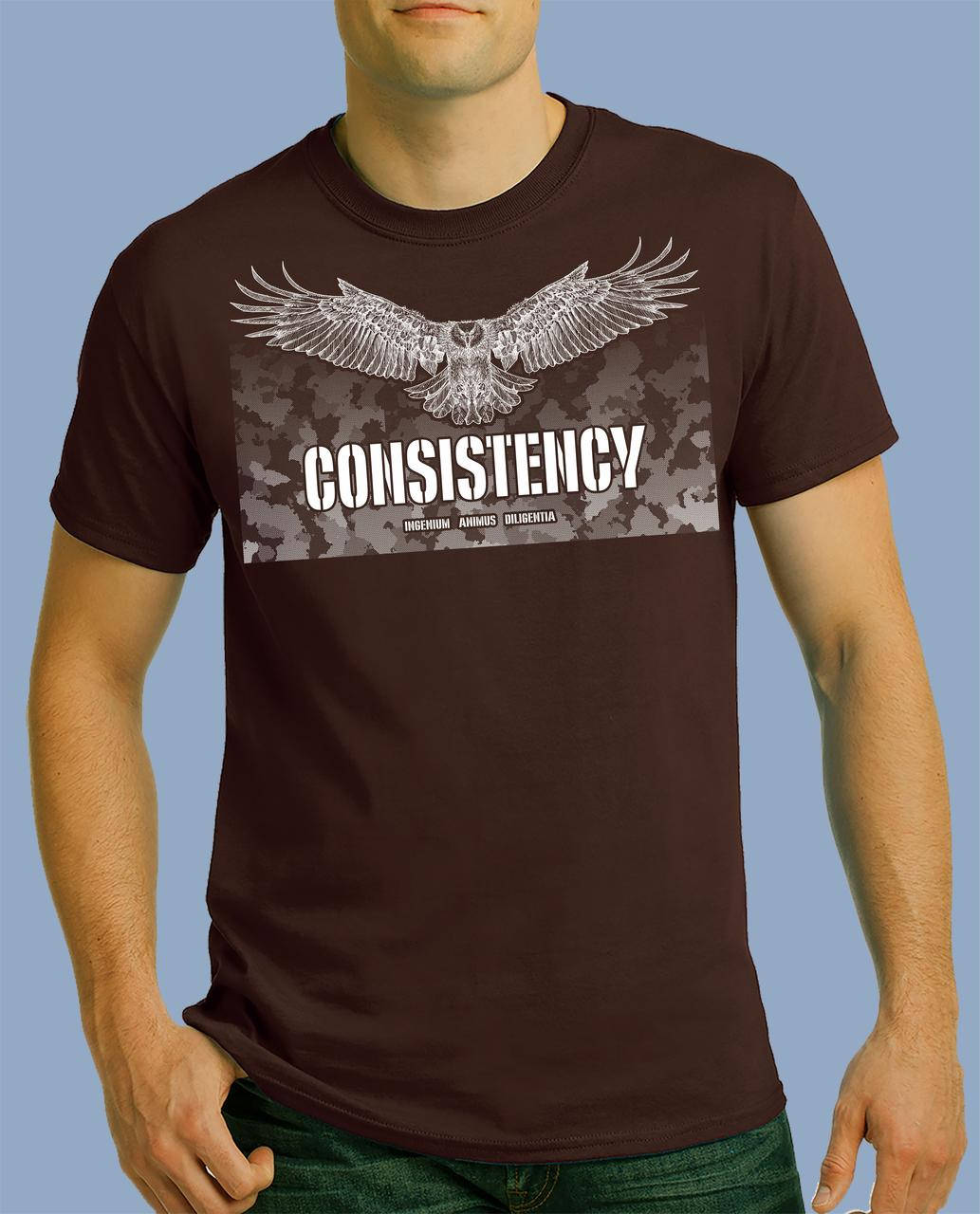 Мужская футболка с рисунком CONSISTENCY. Натуральна бавовна. Чоловіча футболка з малюнком коричневая
Мужская футболка с рисунком CONSISTENCY. Натуральна бавовна. Чоловіча футболка з малюнком коричневая