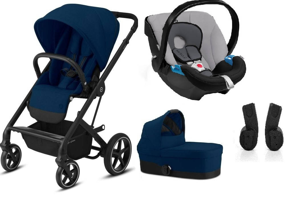 Коляска Cybex Balios S Lux 3 в 1 / Navy Blue Автокресло Aton Gray Rabbit + Адапторы
Коляска Cybex Balios S Lux 3 в 1 / Navy Blue Автокресло Aton Gray Rabbit + Адапторы