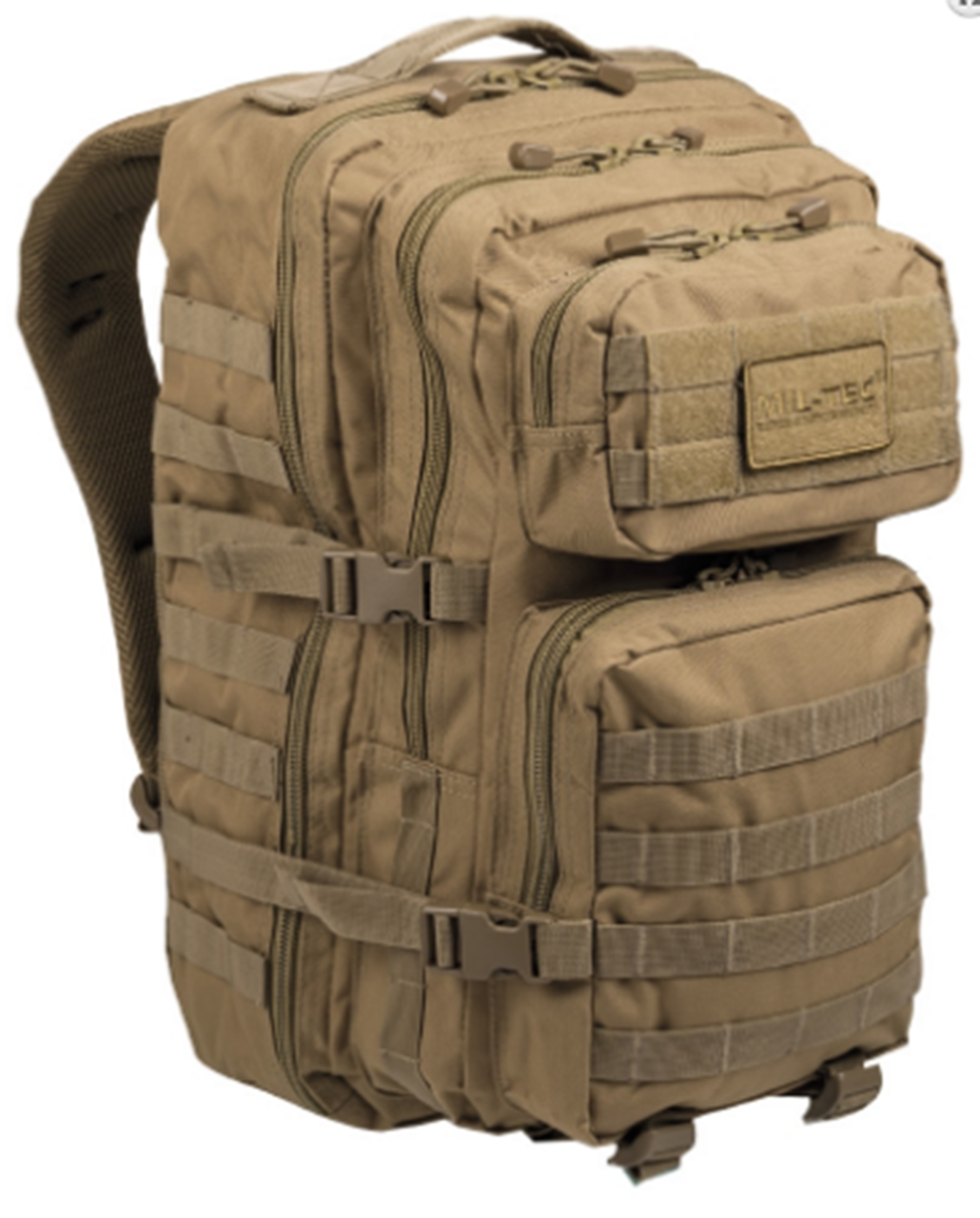 Рюкзак всу 36 л Mil-Tec US Assault Pack, Военный рюкзак германия, Армейский рюкзак, Койот
Рюкзак всу 36 л Mil-Tec US Assault Pack, Военный рюкзак германия, Армейский рюкзак, Койот