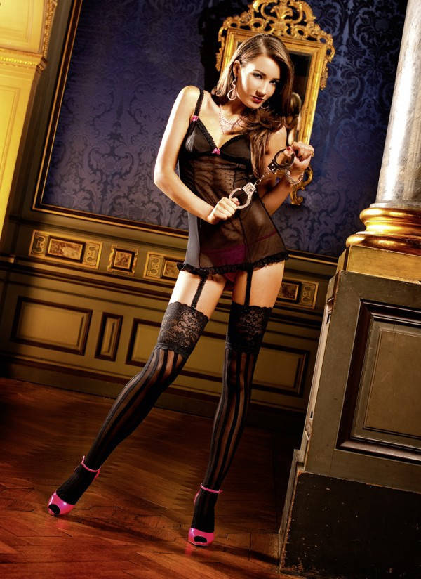 Эротическое платье с подвязками Dot Mesh Dress with Garters от BACI Lingerie | KNOPKA, Черный
Эротическое платье с подвязками Dot Mesh Dress with Garters от BACI Lingerie | KNOPKA, Черный
