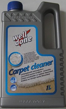 Средство жидкость для чистки ковров и мягкой мебели - Well Done Carpet Cleaner, 1л ВЕНГРИЯ. 5998466114834
Средство жидкость для чистки ковров и мягкой мебели - Well Done Carpet Cleaner, 1л ВЕНГРИЯ. 5998466114834