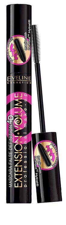 Тушь с эффектом накладных ресниц 4D «Extension Volume» Eveline Cosmetics, 10 мл Эвелин, Черный
Тушь с эффектом накладных ресниц 4D «Extension Volume» Eveline Cosmetics, 10 мл Эвелин, Черный