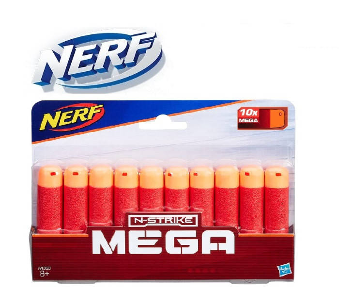 Nerf N-Strike Mega Series Dart 10-Pack A4368 Hasbro Патрони Набої Мега Пули Кулі Нерф, Красный
Nerf N-Strike Mega Series Dart 10-Pack A4368 Hasbro Патрони Набої Мега Пули Кулі Нерф, Красный