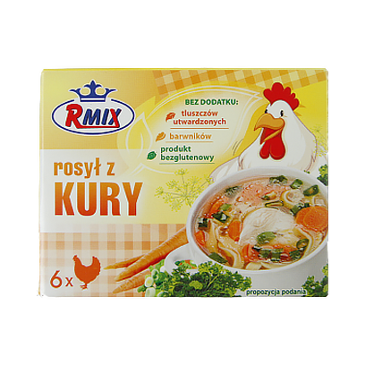 Приправа Рмікс курячий росіл в кубиках Rmix rosyl z kury 60g 26шт/ящ (Код : 00-00005607)
Приправа Рмікс курячий росіл в кубиках Rmix rosyl z kury 60g 26шт/ящ (Код : 00-00005607)