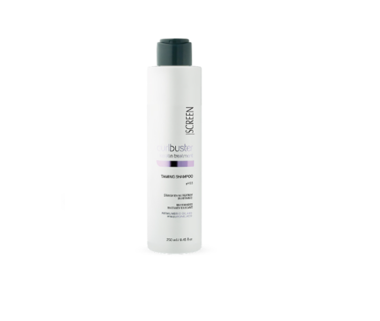 Screen Curlbuster keratin treatment taming/ Шампунь для ухода после кератинового выпрямления, 250 мл
Screen Curlbuster keratin treatment taming/ Шампунь для ухода после кератинового выпрямления, 250 мл