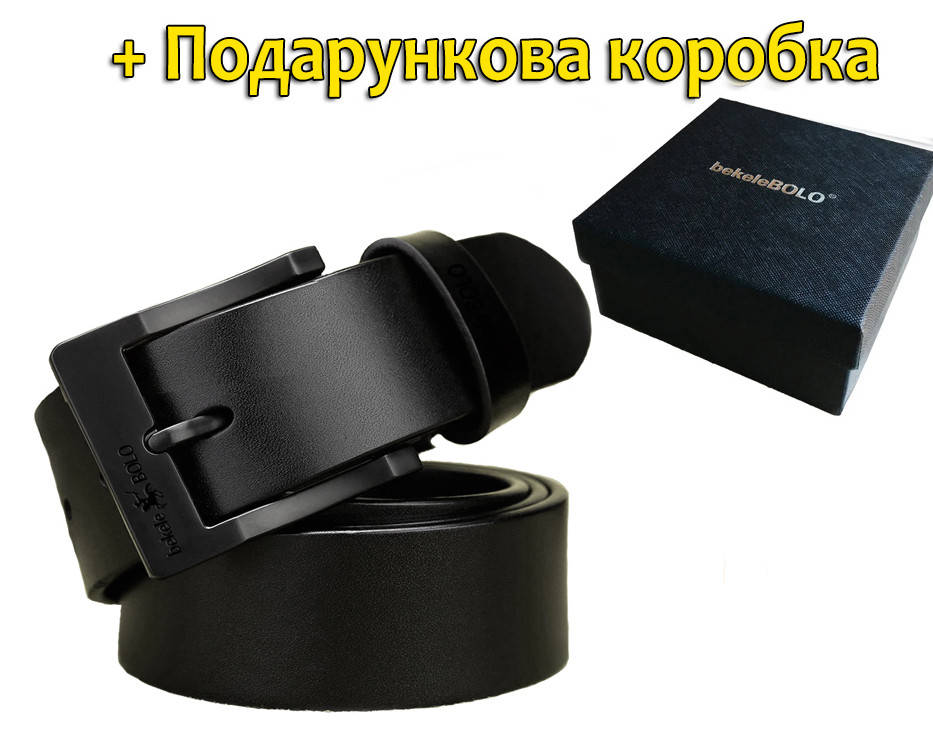 Чорний Шкіряний ремінь 125 см Bolo Bekele чоловічий для костюму (ремінь чоловічий шкіряний чорний) BL-003, Черный
Чорний Шкіряний ремінь 125 см Bolo Bekele чоловічий для костюму (ремінь чоловічий шкіряний чорний) BL-003, Черный