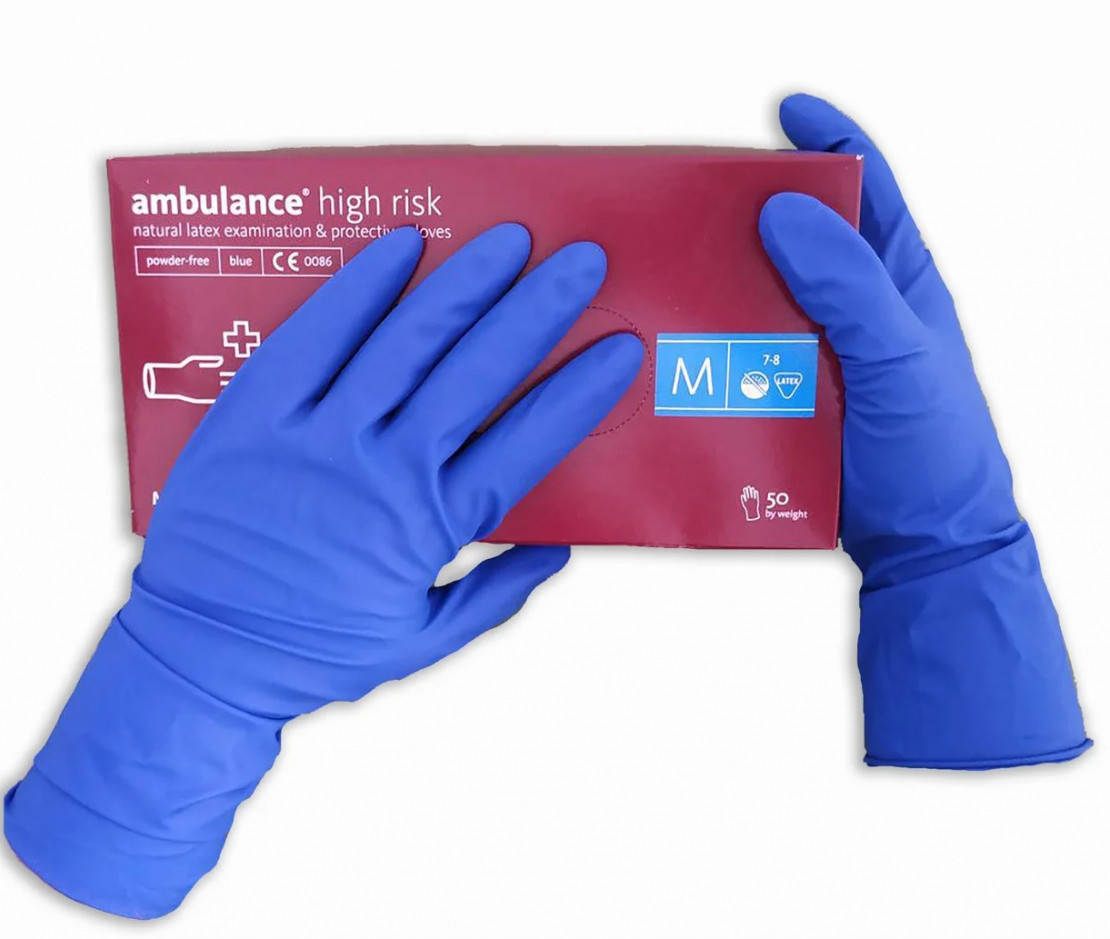 (Прочные) М Перчатки Mercator Medical Ambulance High Risk латексные нестерильные неопудренные 25 пар Синие, Синий
(Прочные) М Перчатки Mercator Medical Ambulance High Risk латексные нестерильные неопудренные 25 пар Синие, Синий
