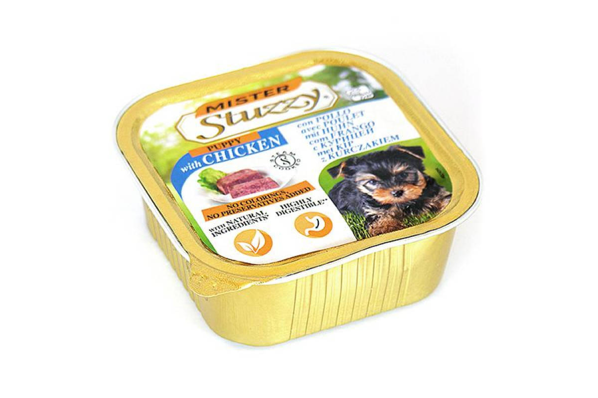 Консервы Mister Stuzzy Dog Puppy для щенков, паштет, 150 г 
Консервы Mister Stuzzy Dog Puppy для щенков, паштет, 150 г