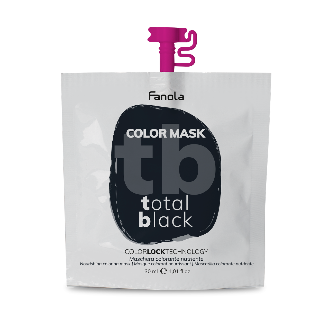 Тонуюча маска для живлення і зволоження Виключно Чорна Fanola Color Mask Total Black 30 мл
Тонуюча маска для живлення і зволоження Виключно Чорна Fanola Color Mask Total Black 30 мл