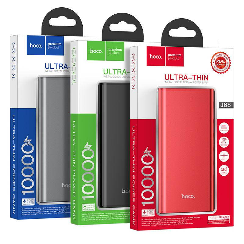 Внешний аккумулятор, повербанк, зарядка для телефонов Power Bank Hoco J68 Resourceful с Led дисплей 10000mAh
Внешний аккумулятор, повербанк, зарядка для телефонов Power Bank Hoco J68 Resourceful с Led дисплей 10000mAh