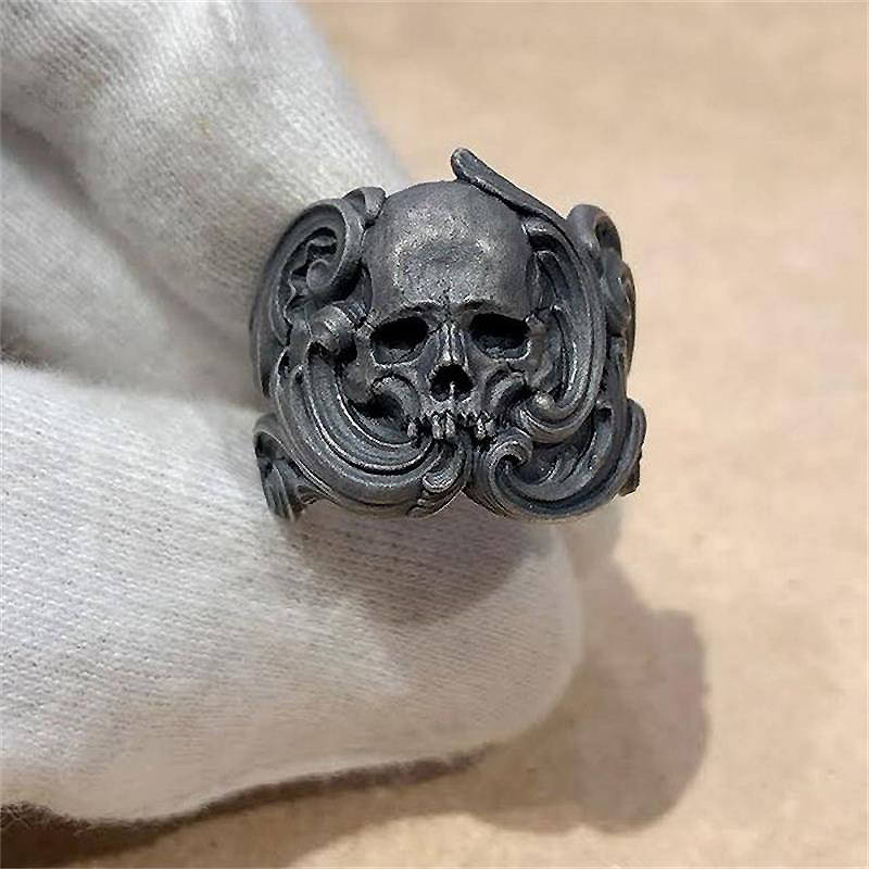 Черное стальное мужское кольцо перстень печатка SKULLWAVE из медицинской нержавеющей стали с Черепом 13
Черное стальное мужское кольцо перстень печатка SKULLWAVE из медицинской нержавеющей стали с Черепом 13