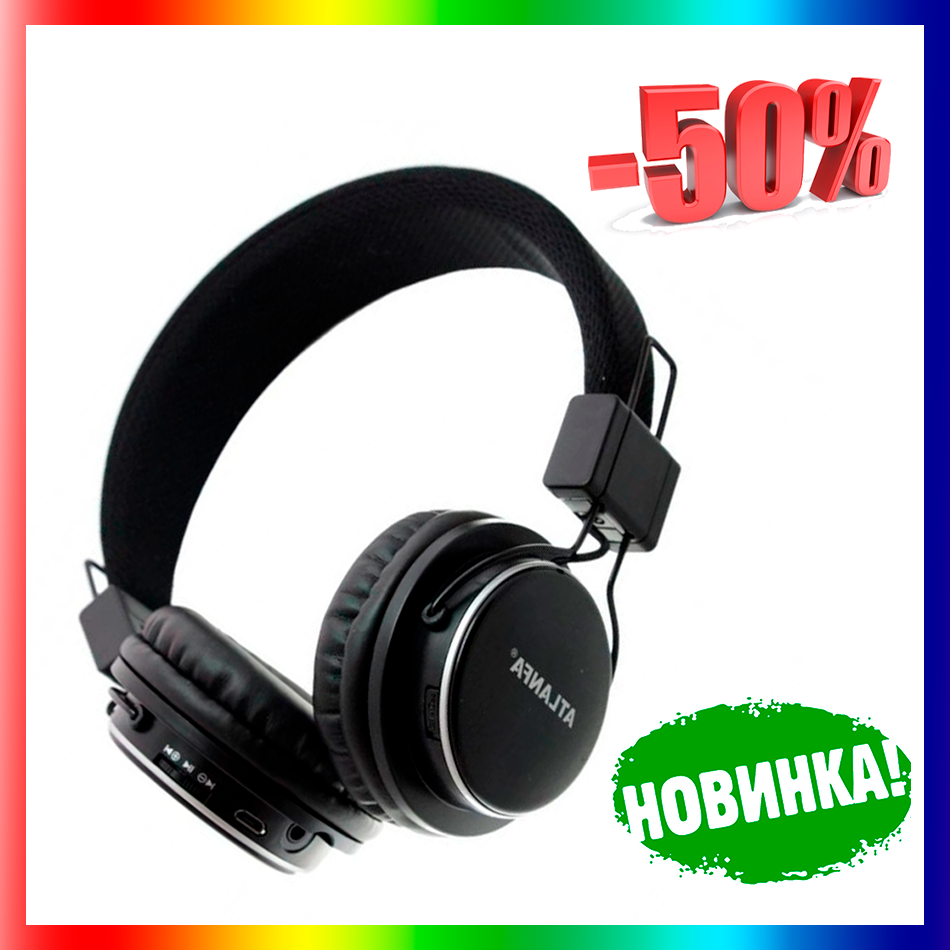 Портативные беспроводные стерео Bluetooth наушники с MP3, FM радио, с микрофоном ATLANFA AT-7611A, складные, Черный
Портативные беспроводные стерео Bluetooth наушники с MP3, FM радио, с микрофоном ATLANFA AT-7611A, складные, Черный