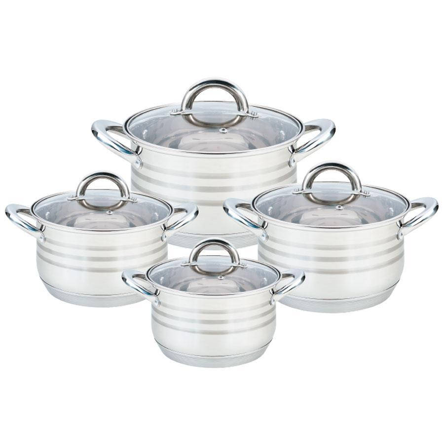 Набор кастрюль Maestro MR-3513-8 8 предметов Orig MR-3513-8, Серый
Набор кастрюль Maestro MR-3513-8 8 предметов Orig MR-3513-8, Серый