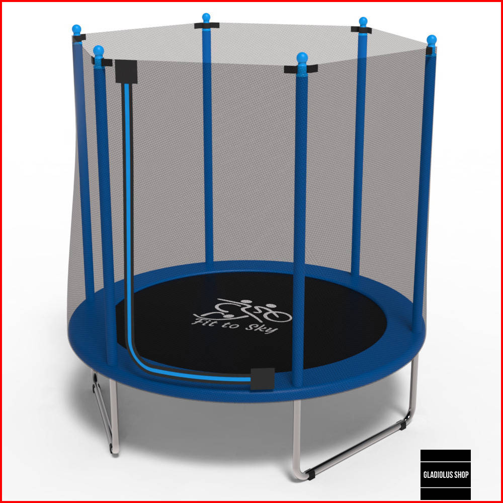 Батут детский Fit to Sky 152 см с защитной сеткой (синий) (FittoSky) Для детей Для дома и квартиры Польша 
Батут детский Fit to Sky 152 см с защитной сеткой (синий) (FittoSky) Для детей Для дома и квартиры Польша