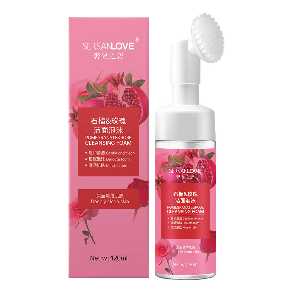 Пенка-мусс с щеточкой для умывания с гранатом и розой Sersanlove Pomegranate Rose Cleansing Foam, 120мл
Пенка-мусс с щеточкой для умывания с гранатом и розой Sersanlove Pomegranate Rose Cleansing Foam, 120мл