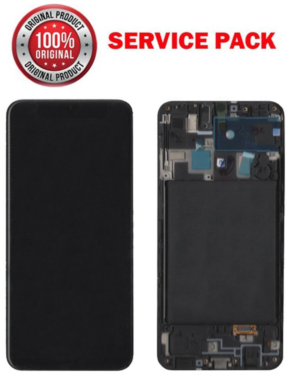 Дисплей + сенсор Samsung A205 Galaxy A20 (2019) чёрный Оригинал 100% SERVICE PACK GH82-19571A, Черный
Дисплей + сенсор Samsung A205 Galaxy A20 (2019) чёрный Оригинал 100% SERVICE PACK GH82-19571A, Черный
