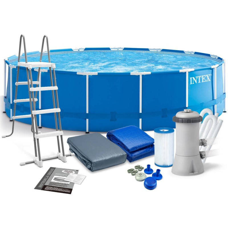 Каркасный бассейн Intex 28242, 457 x 122 см (фильтр-насос 3 785 л/ч, лестница, тент, подстилка)
Каркасный бассейн Intex 28242, 457 x 122 см (фильтр-насос 3 785 л/ч, лестница, тент, подстилка)