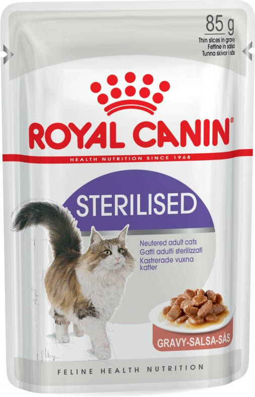 Royal Canin (Роял Канин) Sterilised для стерилизованных котов и кошек пауч (в соусе) 85 г.
Royal Canin (Роял Канин) Sterilised для стерилизованных котов и кошек пауч (в соусе) 85 г.