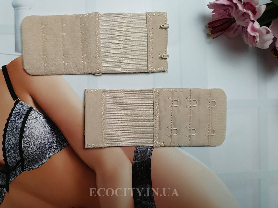 Экстра-2 удлинитель на два крючка для бюстгальтера, расширитель спинки объема Acousma Светлый бежевый
Экстра-2 удлинитель на два крючка для бюстгальтера, расширитель спинки объема Acousma Светлый бежевый