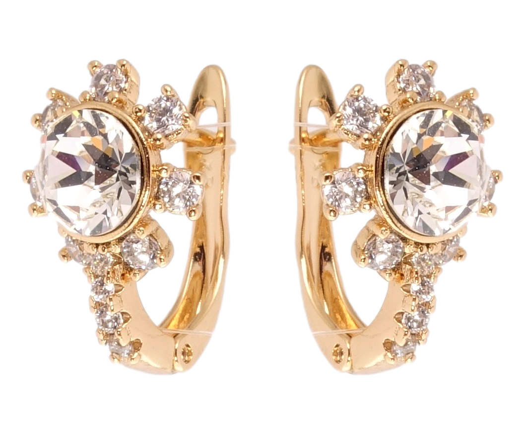 Серьги Xuping Позолота 18K с кр-ми Swarovski английский замок "Кристалл Clear c цирконием"
Серьги Xuping Позолота 18K с кр-ми Swarovski английский замок "Кристалл Clear c цирконием"