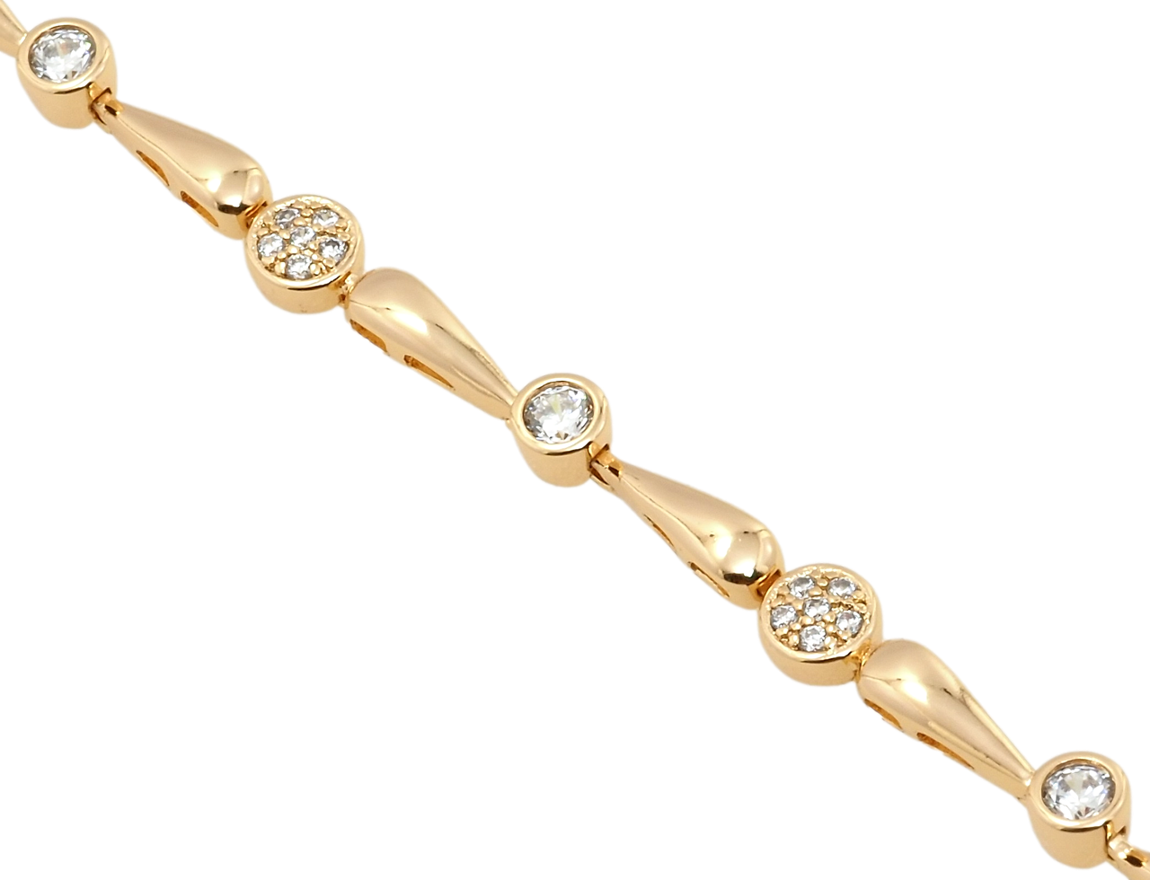 Браслет Xuping Позолота 18K "Капельки с цирконием" длина с доп.звеном 17.5,18.5см х 3-5мм
Браслет Xuping Позолота 18K "Капельки с цирконием" длина с доп.звеном 17.5,18.5см х 3-5мм