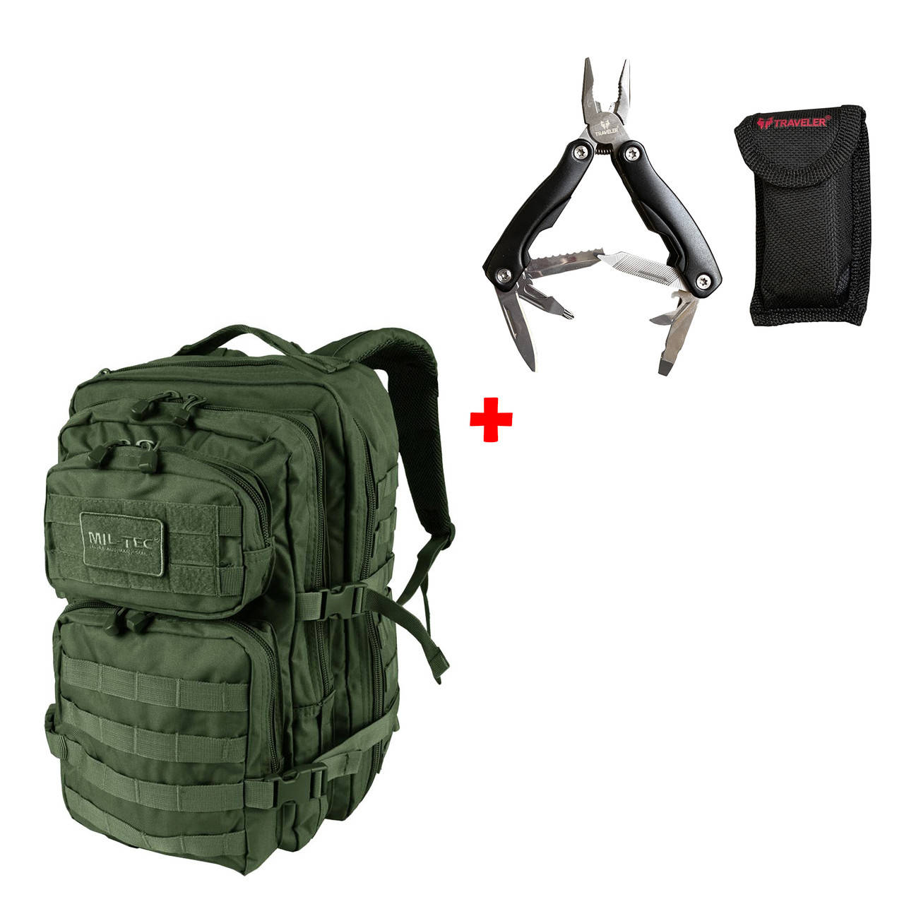 Рюкзак Mil-Tec тактический, 36л молли BACKPACK US ASSAULT LARGE (Размер В51 х Ш29 х Г28 см) + мультитул Оливковый
Рюкзак Mil-Tec тактический, 36л молли BACKPACK US ASSAULT LARGE (Размер В51 х Ш29 х Г28 см) + мультитул Оливковый