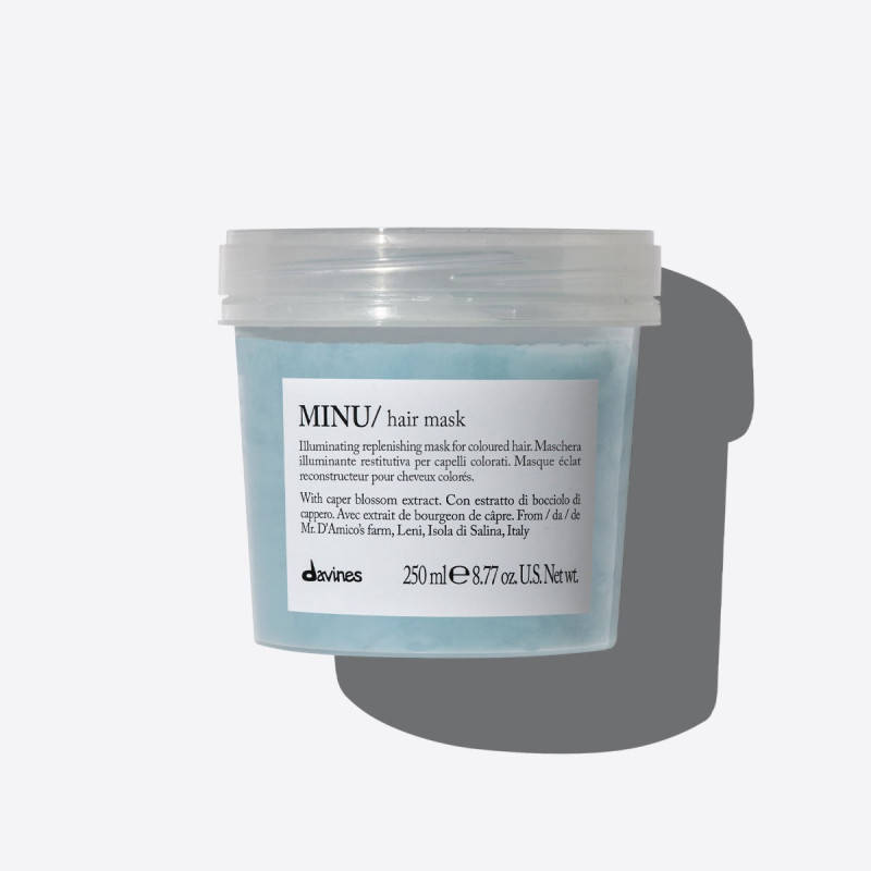 Восстанавливающая маска для окрашенных волос 250мл Davines Essential Haircare New Minu Hair Mask
Восстанавливающая маска для окрашенных волос 250мл Davines Essential Haircare New Minu Hair Mask