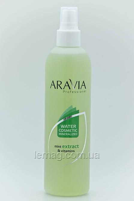 ARAVIA Professional Вода косметическая минерализованная с мятой и витаминами, 300 мл
ARAVIA Professional Вода косметическая минерализованная с мятой и витаминами, 300 мл