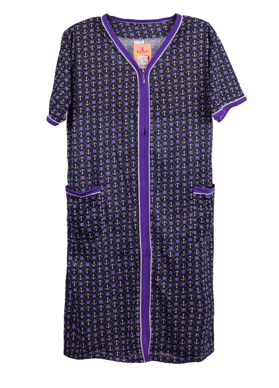 Халат женский большого размера с короткими рукавами HeTai S15-8 5XL Размер 62-64
Халат женский большого размера с короткими рукавами HeTai S15-8 5XL Размер 62-64