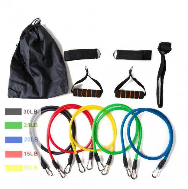 Набор эспандеров для фитнеса 5 жгутов Power Resistance Bands JT-003 W74, Набор резинок для фитнеса
Набор эспандеров для фитнеса 5 жгутов Power Resistance Bands JT-003 W74, Набор резинок для фитнеса