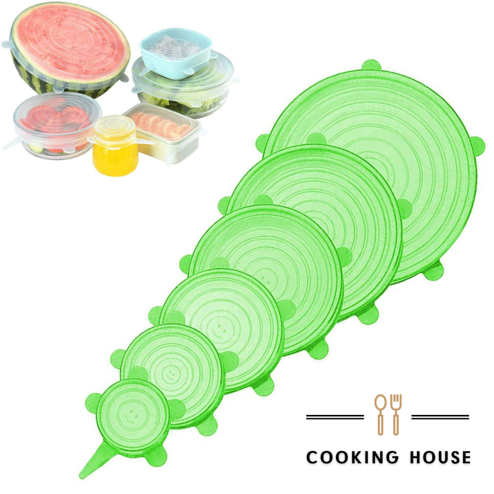 Силіконові кришки набір 6 шт Cooking House / Набор силиконовых крышек 6шт Cooking House, Белый
Силіконові кришки набір 6 шт Cooking House / Набор силиконовых крышек 6шт Cooking House, Белый