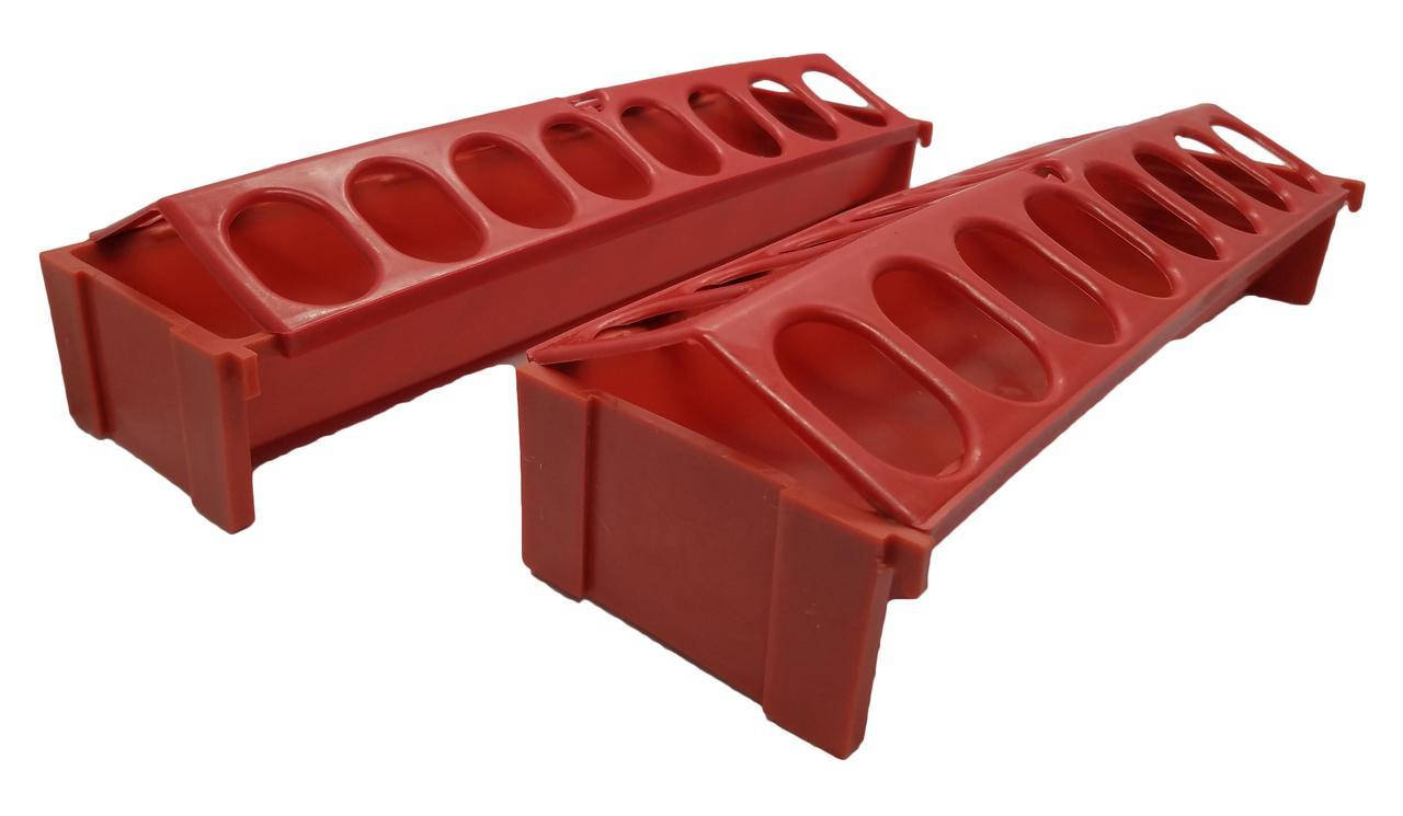 Кормушка для птицы лотковая на 8 секций наборная L=30 см
Кормушка для птицы лотковая на 8 секций наборная L=30 см